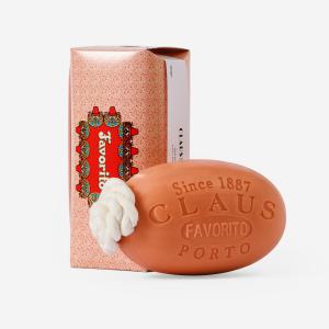 Claus Porto Red Poppy 'Favorito' Soap 350g with a rope