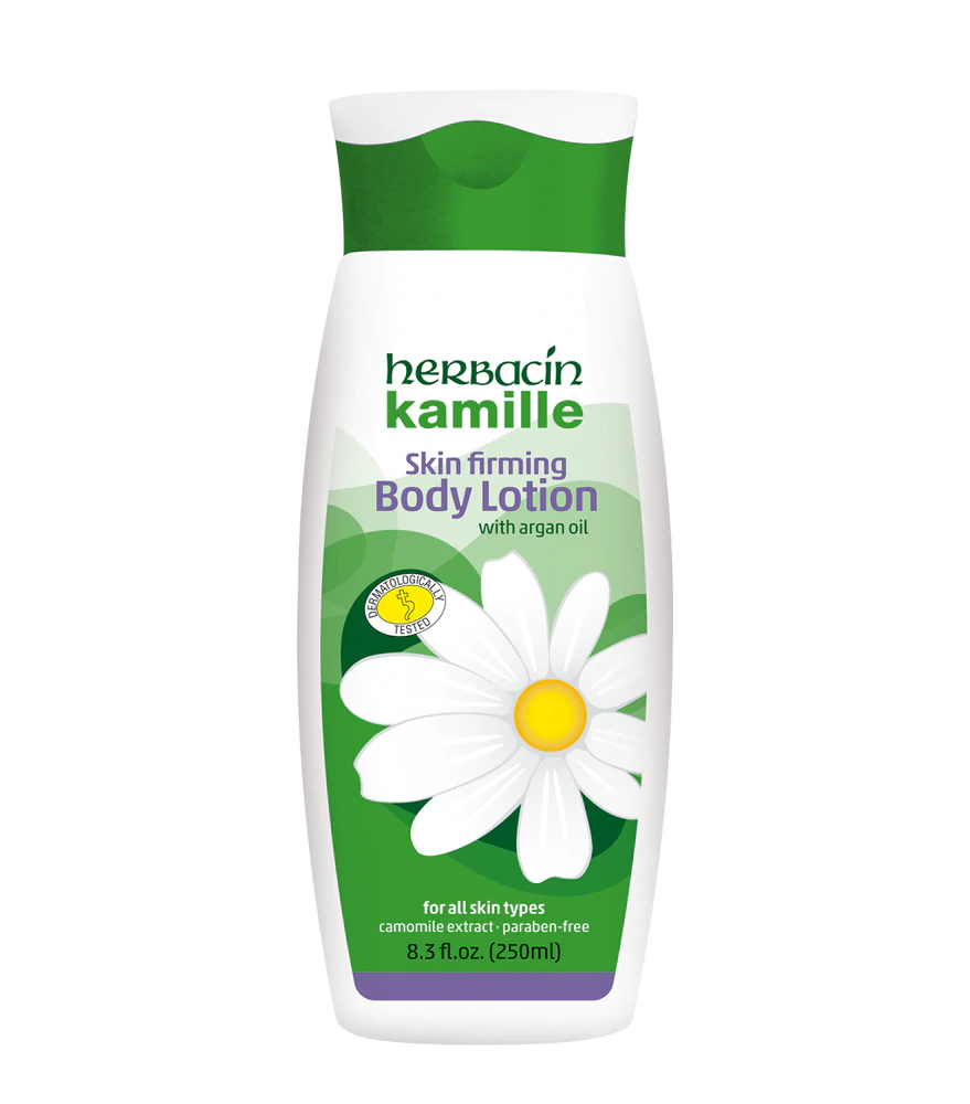 Herbacin Kamille Skin Firming Body Lotion with Argan Oil  250ml