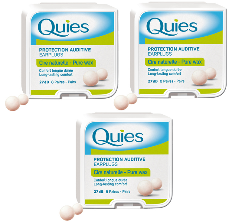 QUIES BOULES CIRE NATURELLE 8 PAIRES