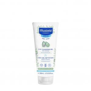 Mustela 2 in 1 Cleansing Gel for Hair and Body - Normal Skin 200ml