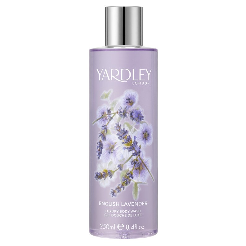 Yardley English Lavender Body Wash 250ml Made in the UK 